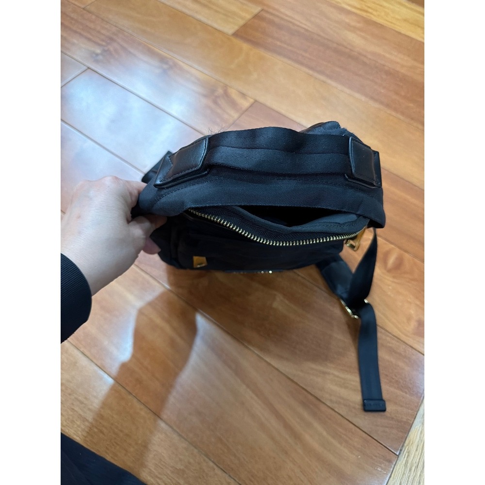 Marc Jacobs Mini Backpack Womens Black Nylon Gold Hardware Small OS - Picture 9 of 10